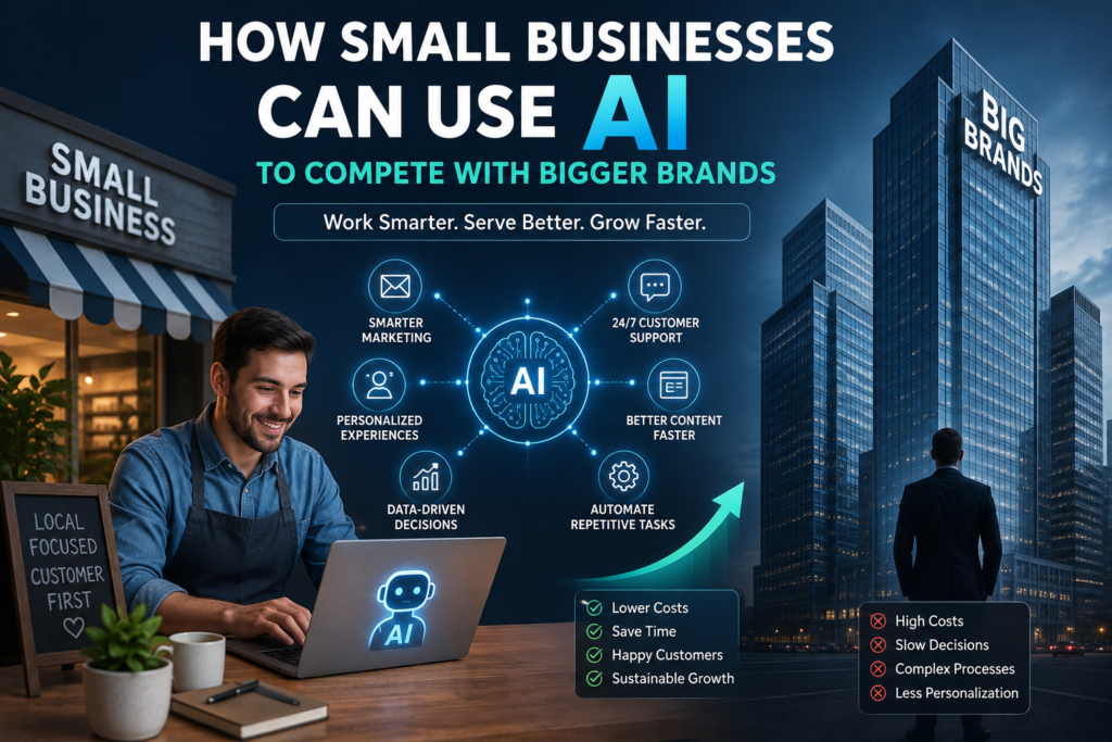 how small businesses can use ai to compete with bigger brands